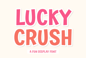 Best Fonts for Lucky Crush Style Projects