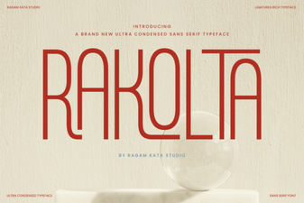 Rakolta Font for Bold & Modern Web Projects